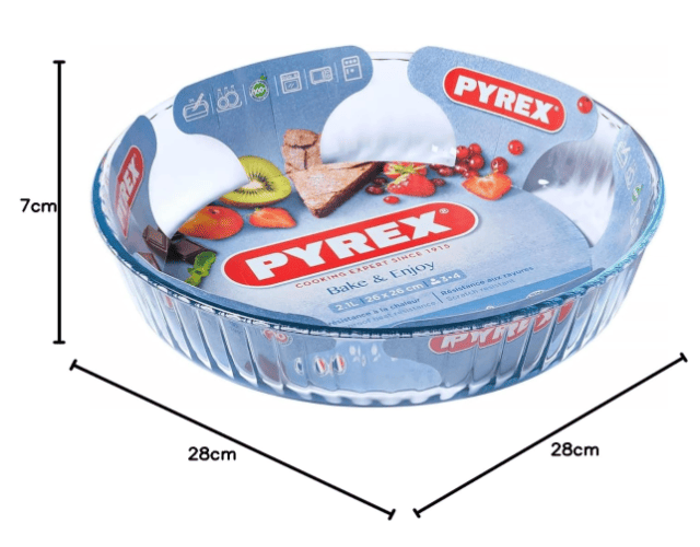 Pyrex Daily Kastenform – 26 cm – Glas-Backform für Kuchen & Brot – A-Ware