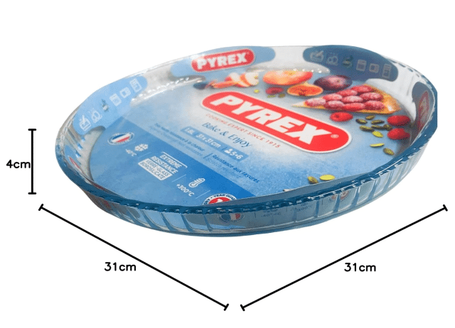 Pyrex Daily Tarteform – Ø 27 cm – Hitzebeständig & Langlebig – A-Ware