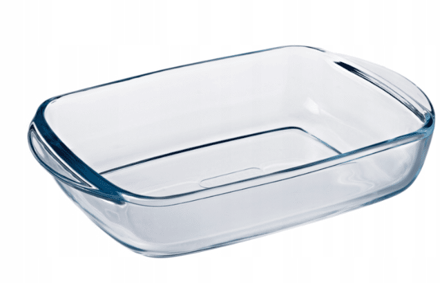 Pyrex rectangular casserole dish with plastic lid 23×15 cm - 1.2 L - A-grade