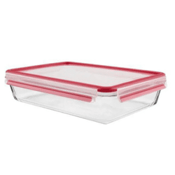 Tefal Glas-Aufbewahrungsbox 3L – Rechteckig – Hermetisch Dicht – Ofen- & Spülmaschinenfest – A-Ware