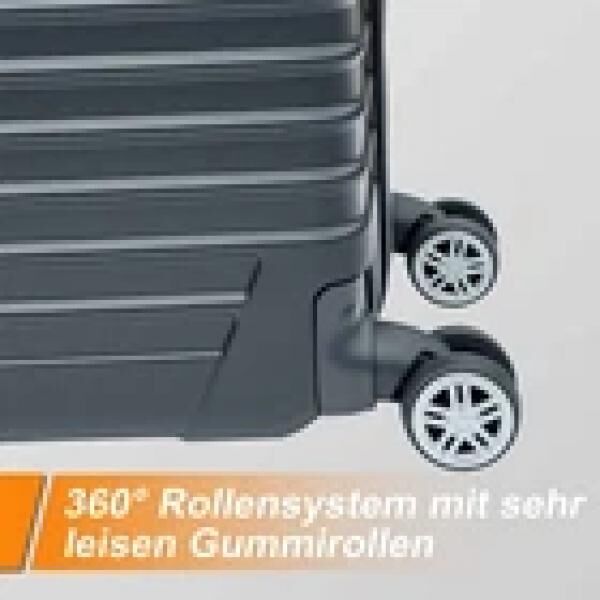 Kofferset Polypropylen (Schwarz) – Small / Medium / Large