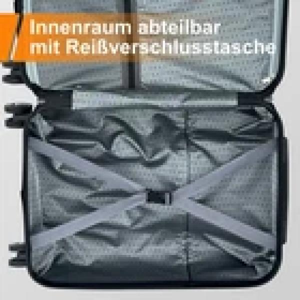 Kofferset Polypropylen (Schwarz) – Small / Medium / Large