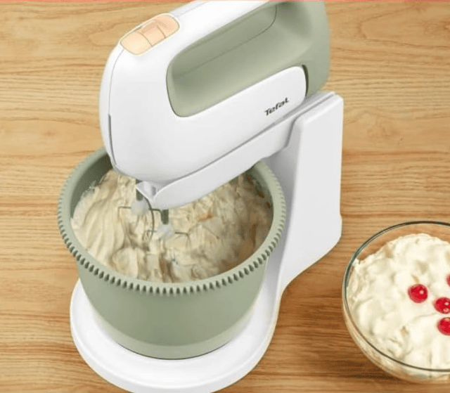 Tefal HT464010 – Prep'Mix+ Handmixer mit Cocoon Rührschüssel – 500W – A-Ware
