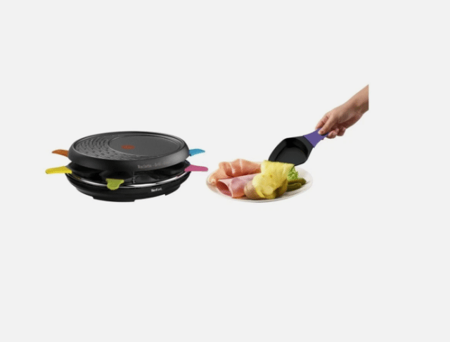 Tefal RE310812 – Raclette Colormania x6 – 6-Personen Tischgrill – Antihaft – A-Ware ?️