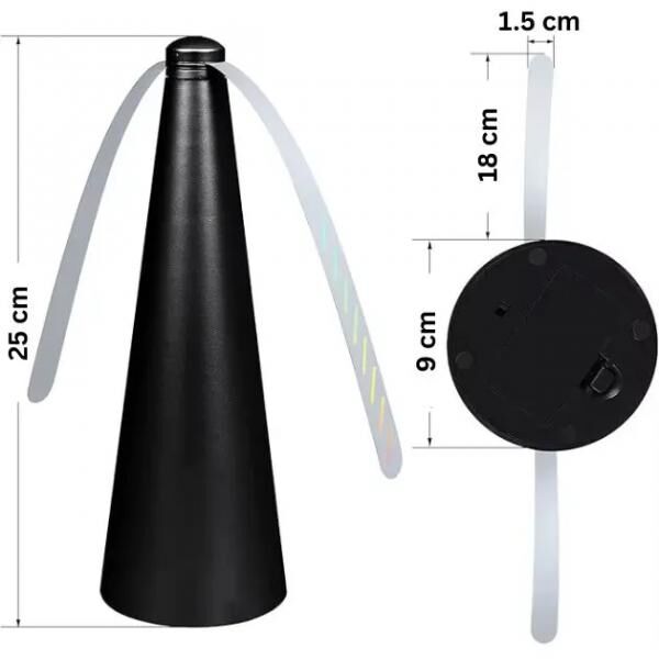 FlyAway™ Fliegenabwehr-Tischventilator - 2er-Pack