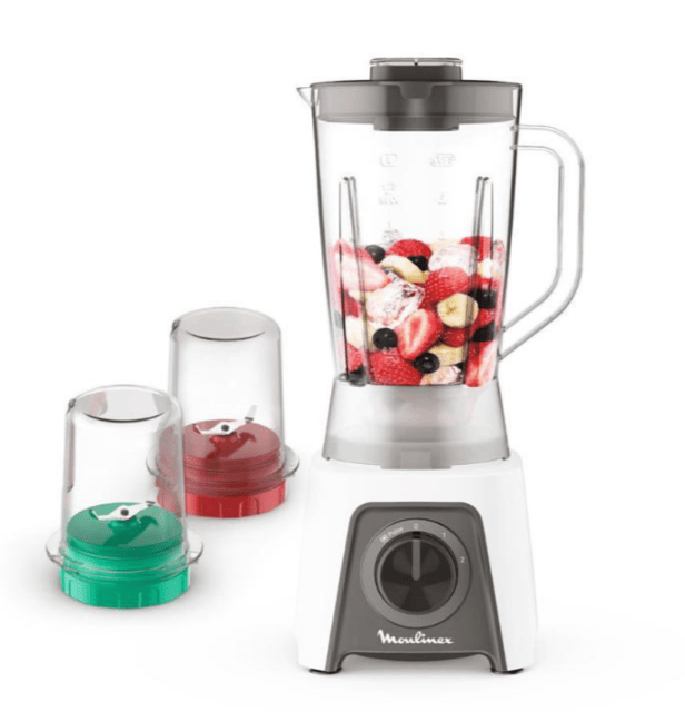 Moulinex LM2C3110 – 700W Standmixer & Zerkleinerer Set + 2 Aufsätze – A-Ware