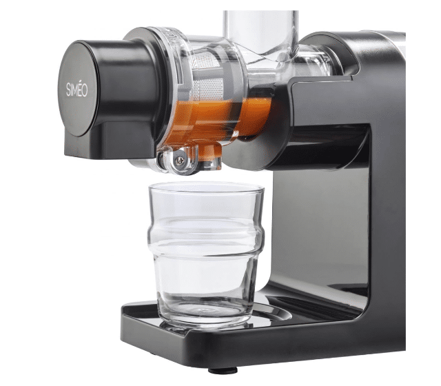 Riviera & Bar PCJ677 – Digitale Edelstahl Saftpresse – 1000W, Rot – A-Ware