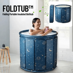 FoldTub™ Faltbare tragbare isolierte Badewanne