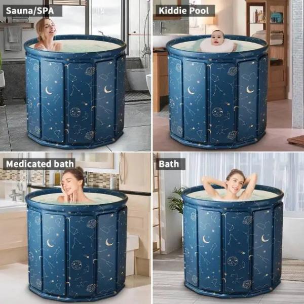 FoldTub™ Faltbare tragbare isolierte Badewanne