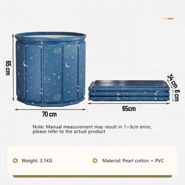 FoldTub™ Faltbare tragbare isolierte Badewanne