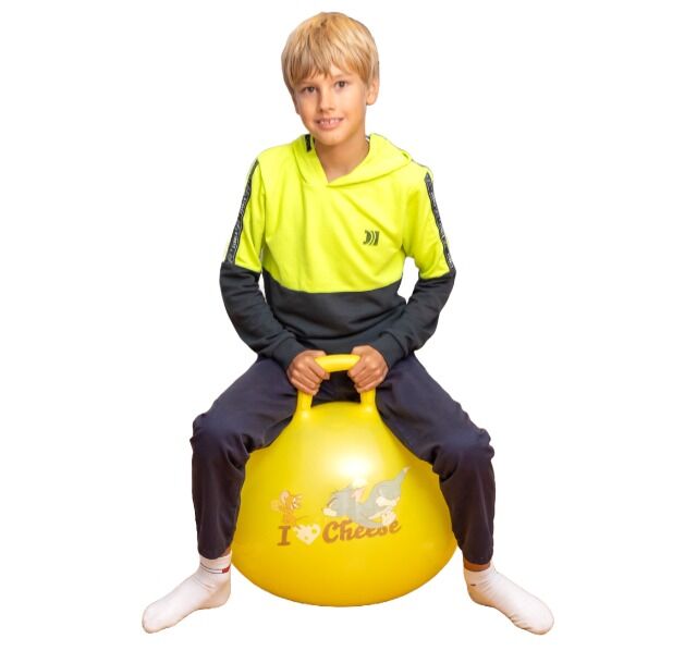 Fun Ball hopping ball Tom & Jerry 45 cm yellow