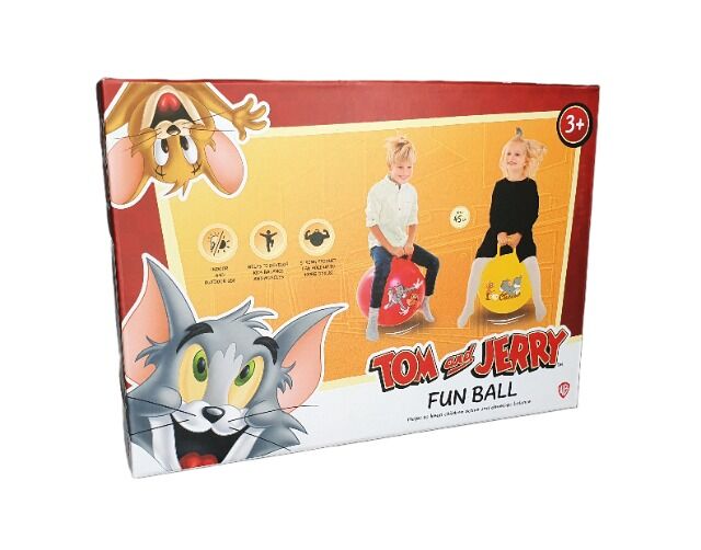Fun Ball hopping ball Tom & Jerry 45 cm yellow