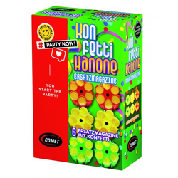 Ammunition for confetti gun 6 x 6 shots Party