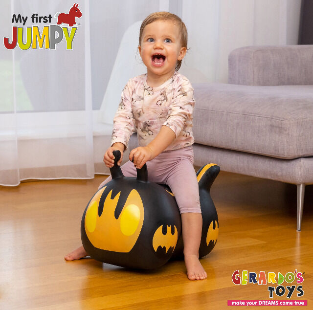 My First Jumpy Batmobile hopper, including pump