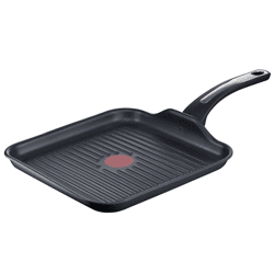 Tefal – 26×26 cm Grillpfanne – Induktion, gerillte Oberfläche, eckig, Antihaft – A-Ware