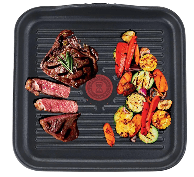 Tefal – 26×26 cm Grillpfanne – Induktion, gerillte Oberfläche, eckig, Antihaft – A-Ware
