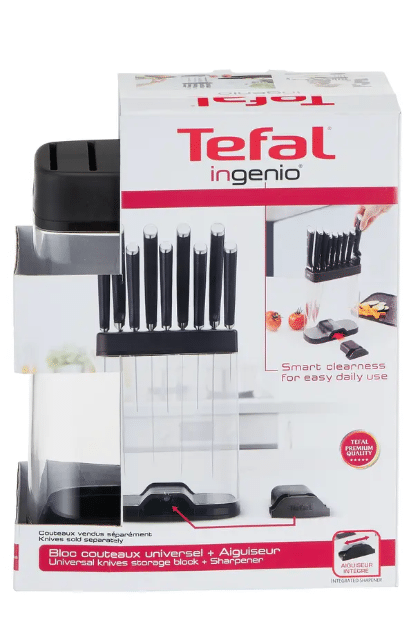 Tefal Premium Messerblock CTX – ohne Messer, rutschfest, platzsparend