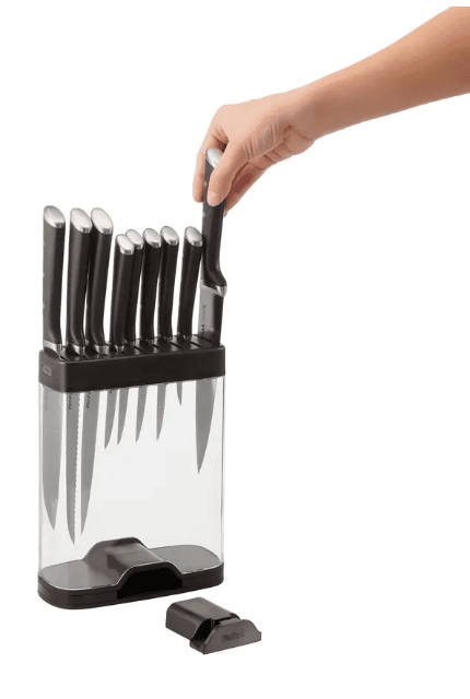 Tefal Premium Messerblock CTX – ohne Messer, rutschfest, platzsparend