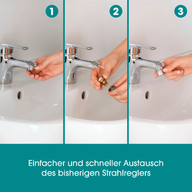 EASYmaxx Strahlregler für Wasserarmaturen Für Küche und Bad