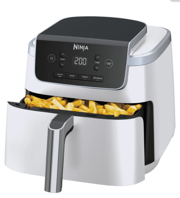 Ninja AF180EUWH Heißluftfritteuse – 6,2 L – 1750 W – White Edition – A-Ware