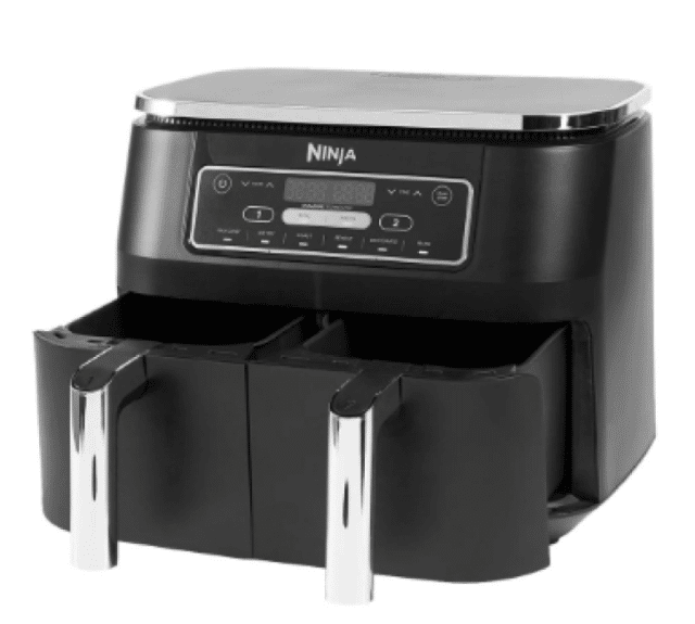 Ninja AF300EU Dual Zone Heißluftfritteuse – 7,6 L – 2400 W – 2-Kammer-System – A-Ware