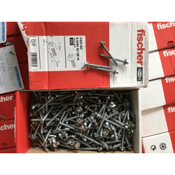 1 Palette Fischer Fassadenschrauben Edelstahl A2, Palette 1