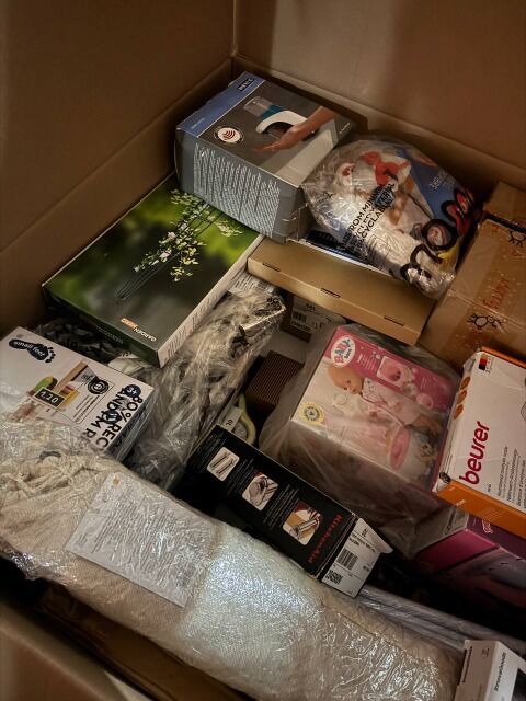 ab 350 € MIX Paletten von deutschen Marktplätzen mit Haushaltsgeräten, Haushaltswaren, Möbeln, Kinderartikeln und mehr, Kategorie A/B/C, sof