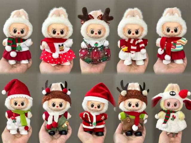 Kinderfiguren Plüsch Weihnachtsmotiv Winter Weihnachts Motiv Deko Geschenk Wichteln Wiederverkäufer 