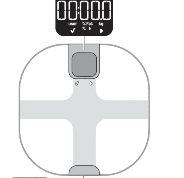 Rowenta YD3091S1 Pèse Personne WiFi – Smart Body Scale – Bluetooth & App Connect – A-Ware