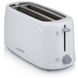 ALPINA Toaster 1250 bis 1450 W 7-Stufen Weiß