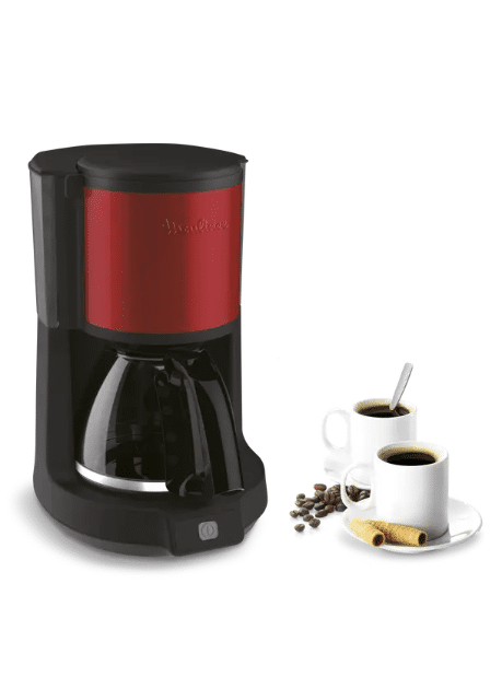 Moulinex FG370D11 Cafetière Subito Rouge Inox – Filterkaffeemaschine – 1,25 L – 1000 W – A-Ware