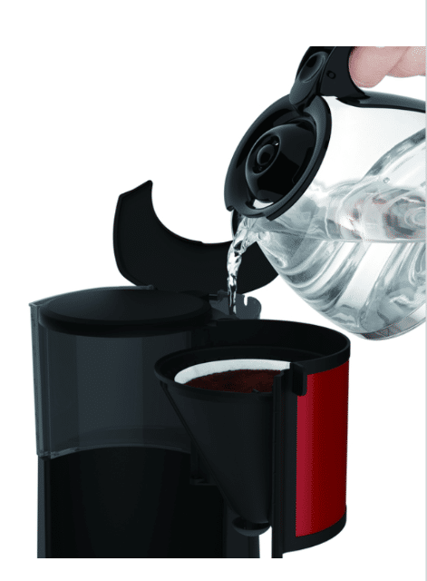 Moulinex FG370D11 Cafetière Subito Rouge Inox – Filterkaffeemaschine – 1,25 L – 1000 W – A-Ware