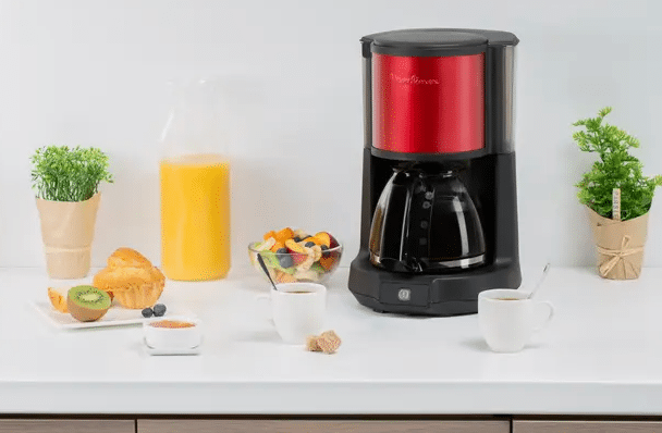 Moulinex FG370D11 Cafetière Subito Rouge Inox – Filterkaffeemaschine – 1,25 L – 1000 W – A-Ware