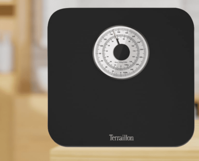 Moulinex Pèse-Personne Nautic Noir Terraillon – Digitale Personenwaage – 150 kg Kapazität – LCD-Anzeige – A-Ware