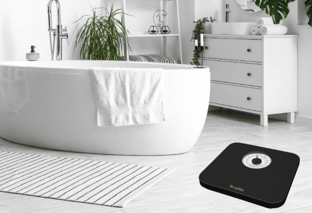 Moulinex Pèse-Personne Nautic Noir Terraillon – Digitale Personenwaage – 150 kg Kapazität – LCD-Anzeige – A-Ware