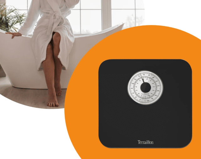 Moulinex Pèse-Personne Nautic Noir Terraillon – Digitale Personenwaage – 150 kg Kapazität – LCD-Anzeige – A-Ware