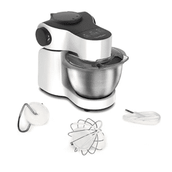 Moulinex QA310110 Wizzo Blanc – Küchenmaschine – 4 L Edelstahlschüssel – 700 W – Teig, Creme & Mix – A-Ware