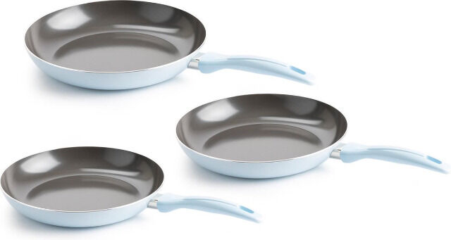 Vita Verde - Pfannen-Set - hellblau - 20cm 24cm & 28cm