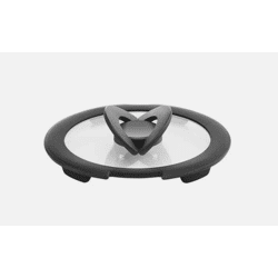 Lagostina Ingenio lid 16 cm - glass lid - stainless steel rim - heat resistant - A-grade