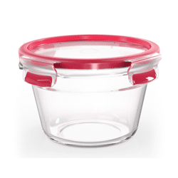 Tefal Glasdose Rund 0,9 L – Rote Silikondichtung – Luftdicht & Spülmaschinenfest – A-Ware