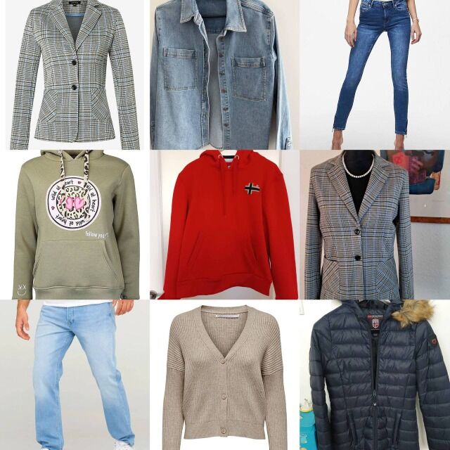 6,90 € Winter Markenbekleidung Mix A/B – Damen & Herren, Kundenrückläufe, Top-Marken wie Nike, Adidas, Tommy Hilfiger, Levi’s, schnelle Lief