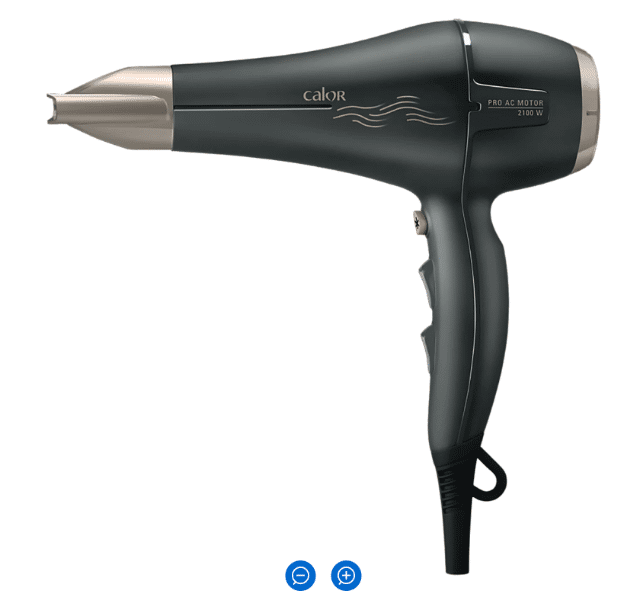 Calor Signature Pro AC Haartrockner – 2100 W – Ionic Technologie & Diffusor – A-Ware