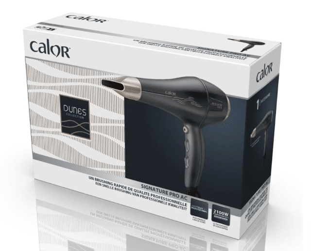 Calor Signature Pro AC Haartrockner – 2100 W – Ionic Technologie & Diffusor – A-Ware
