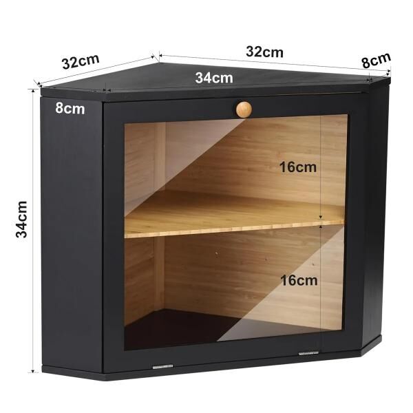 CornerPantry™ doppelte Schichten Ecke Brotkasten | Brot Aufbewahrungsbox