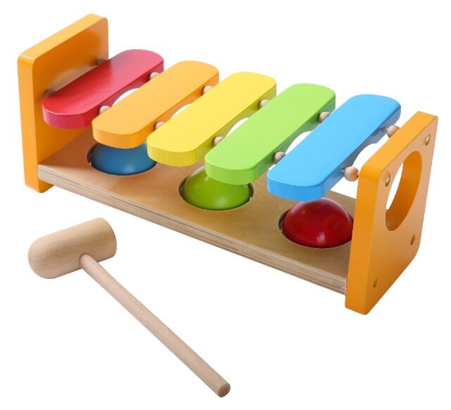 2 in 1 Musical hammer bench