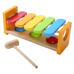 2 in 1 Musical hammer bench