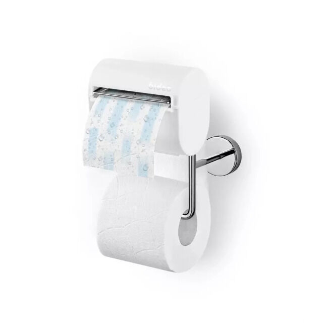 bideo Toilettenpapierhalter mit Befeuchtungsfunktion weiß