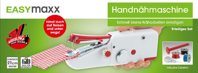 easymaxx Handnähmaschine Sonderposten 