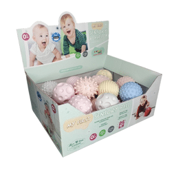 My first sensory balls for babies, assorted in a display 30 pcs