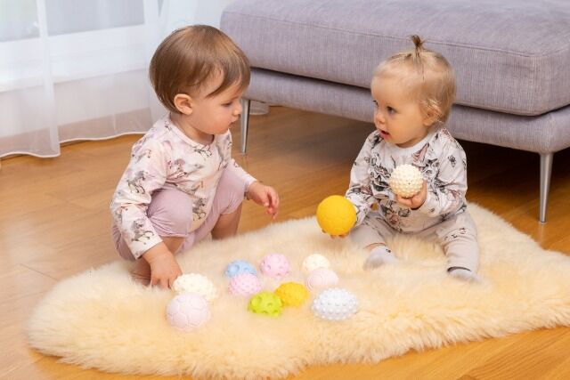 My first sensory balls for babies, assorted in a display 30 pcs